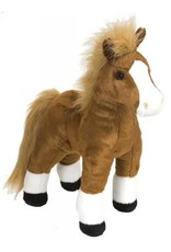 Wild Republic Plush CuddleKins Standing Brown Horse (12")