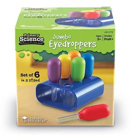 Learning Resources Scientific Primary Science Jumbo Eyedroppers with Stand