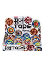 Schylling Toys Classic Tiny Tin Tops (Assorted Designs)