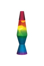 Schylling Toys Lava Lamp Tricolor - White Lava/Tricolor Decal/Colored Base - 11.5"