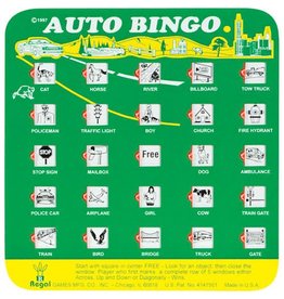 Schylling Toys Game Travel Auto Bingo (Assorted; Sold Individually)