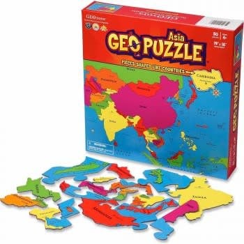 Educational GeoPuzzle Asia