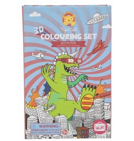 Tiger Tribe Artistic Tiger Tribe 3D Colouring Set - Sci Fi Fun
