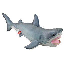 Wild Republic Plush Living Ocean Great White Shark (20")