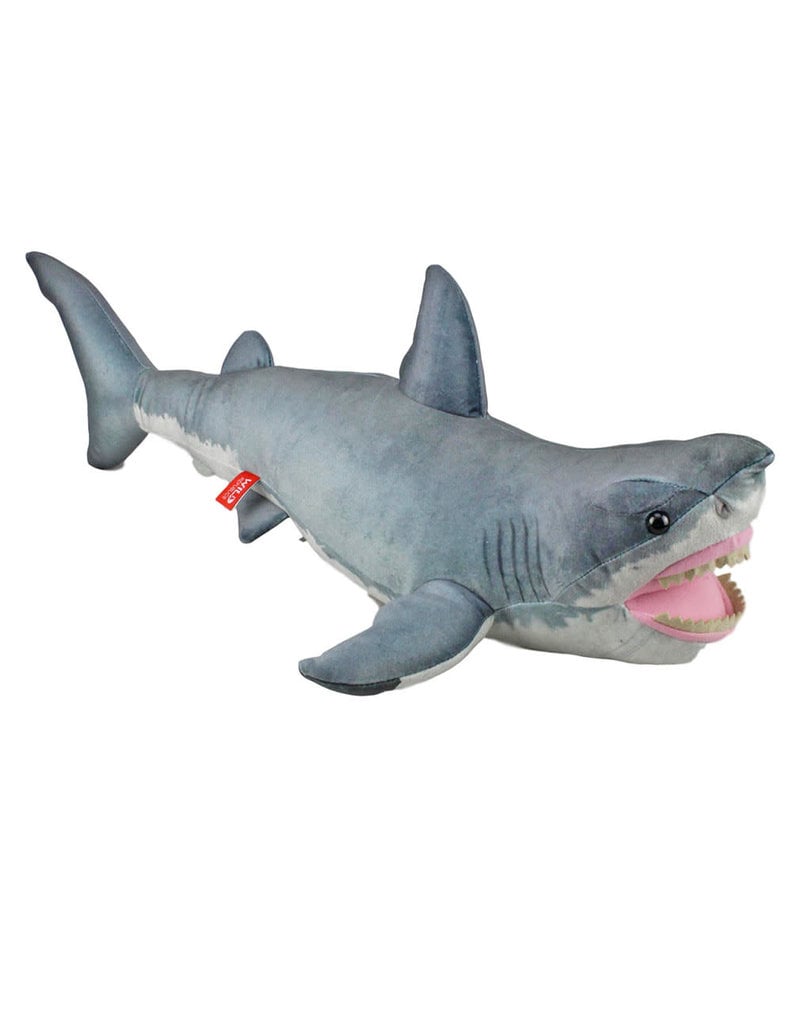 Wild Republic Plush Living Ocean Great White Shark (20")