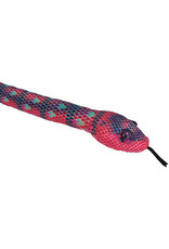 Wild Republic Plush Snake Rattler Red/Green (54")
