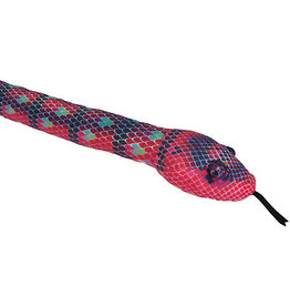 Wild Republic Plush Snake Rattler Red/Green (54")