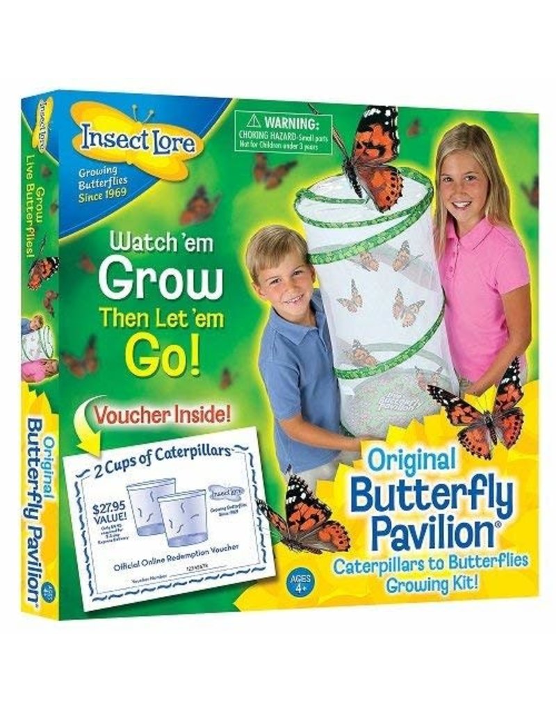 Insect Lore Science Kit Butterfly Pavilion with Voucher