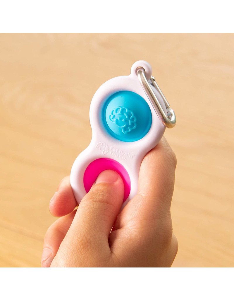 Fat Brain Toys Fidget Simpl Dimpl Blue/Pink