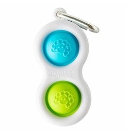 Fat Brain Toys Fidget Simpl Dimpl Blue/Lime