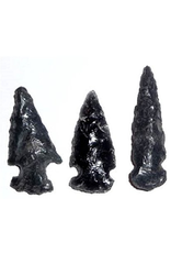 Squire Boone Village Rock/Mineral - Obsidian Replica Arrowhead (Sizes and Colors Vary; Sold Individually)