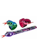Wild Republic Novelty Snap Bracelet Sequin Snakes (Colors Vary)