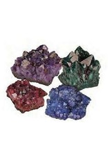Squire Boone Village Rock/Mineral - Amethyst Druse, Dyed (Sizes and Colors Vary; Sold Individually)