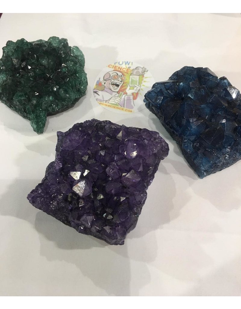 Squire Boone Village Rock/Mineral - Amethyst Druse, Dyed (Sizes and Colors Vary; Sold Individually)