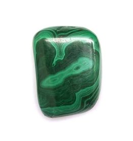 Squire Boone Village Rock/Mineral - Malachite, Tumbled (Sizes and Colors Vary)
