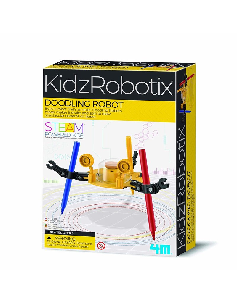 4M Science Kit Kidz Robotix Doodling Robot