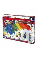 Roylco Science Kit Straws & Connectors Primary 400 Piece Set