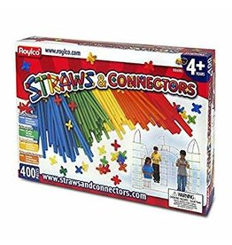 Roylco Science Kit Straws & Connectors Primary 400 Piece Set