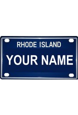 Voorco Designs RI Mini License Plate 4" x 2.25" - Adrian