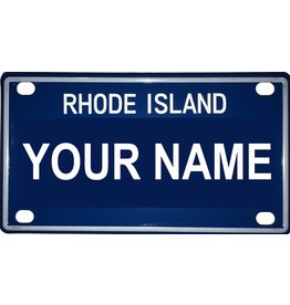 Voorco Designs RI Mini License Plate 4" x 2.25" - Andy