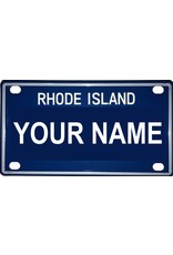 Voorco Designs RI Mini License Plate 4" x 2.25" - Levi