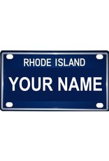 Voorco Designs RI Mini License Plate 4" x 2.25" - Drew