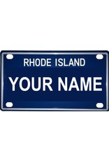 Voorco Designs RI Mini License Plate 4" x 2.25" - Dylan