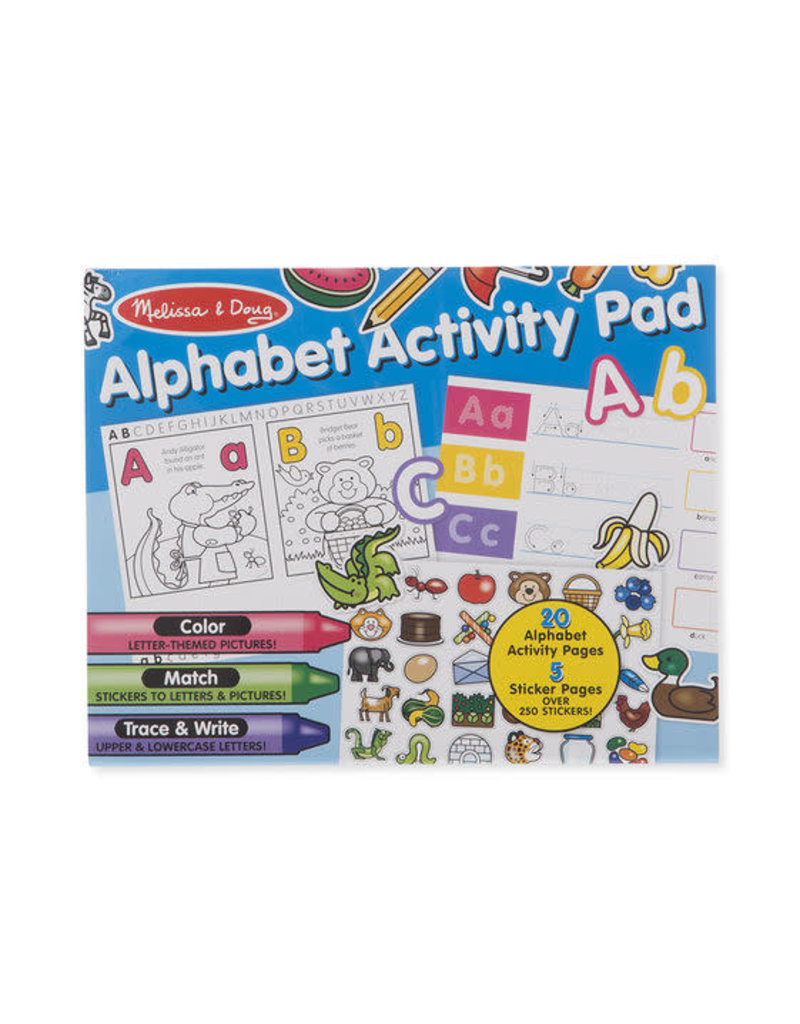 Melissa & Doug Art Supplies Activity Pad - Alphabet