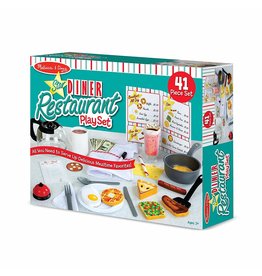 Melissa & Doug Pretend Food Star Diner Restaurant Accessories Set