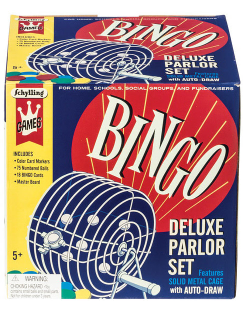 Schylling Toys Game Bingo Deluxe Parlor Set