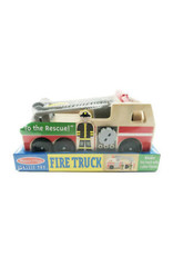 Melissa & Doug Wooden Fire Truck