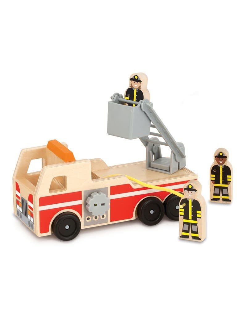Melissa & Doug Wooden Fire Truck