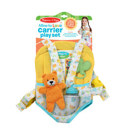 Melissa & Doug Pretend Play Mine to Love Carrier Play Set