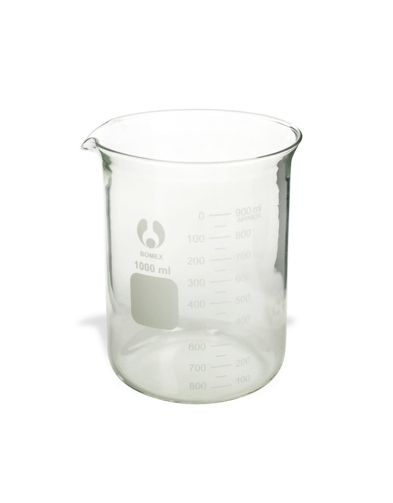 Bomex Glass Beaker 1000 Ml Pow Science Llc