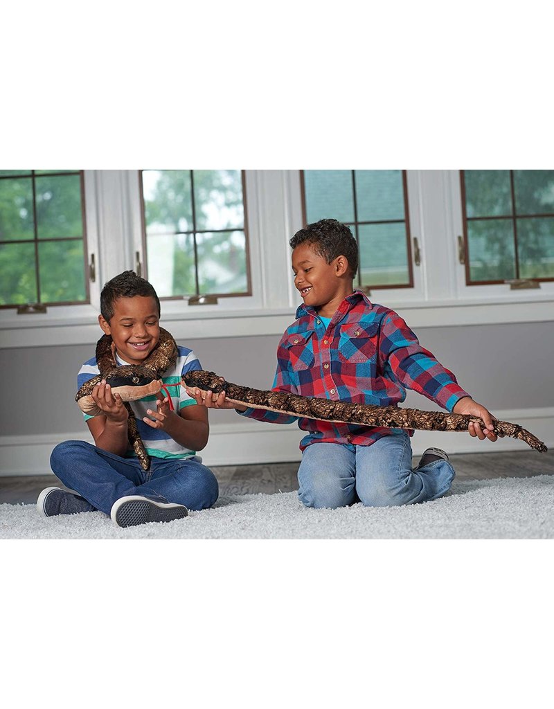 Wild Republic Plush Snake Metal Heads Copper (54")