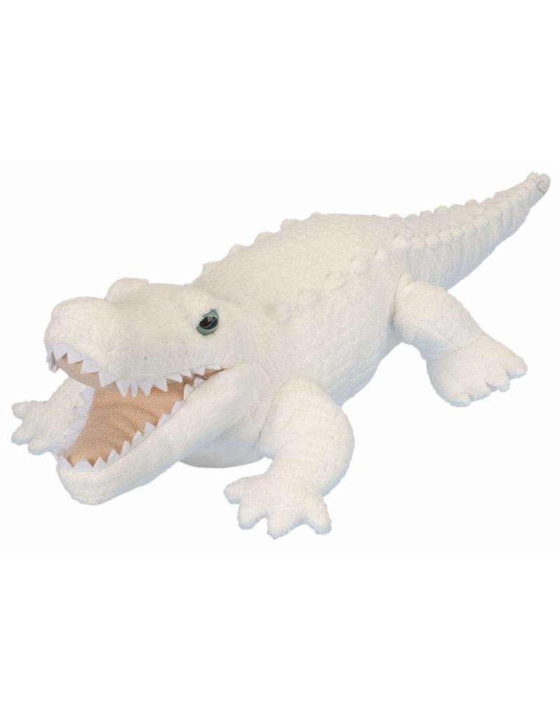 Wild Republic CuddleKins White Alligator Plush (12")