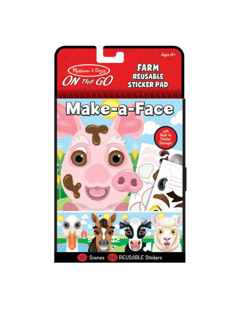 Melissa & Doug Craft On-the-Go Make-a-Face - Farm