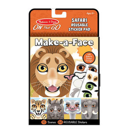 Melissa & Doug Art Supplies On-the-Go Make-A-Face - Safari