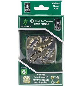 HANAYAMA Brainteaser Hanayama Metal Puzzle - Square - Level 6
