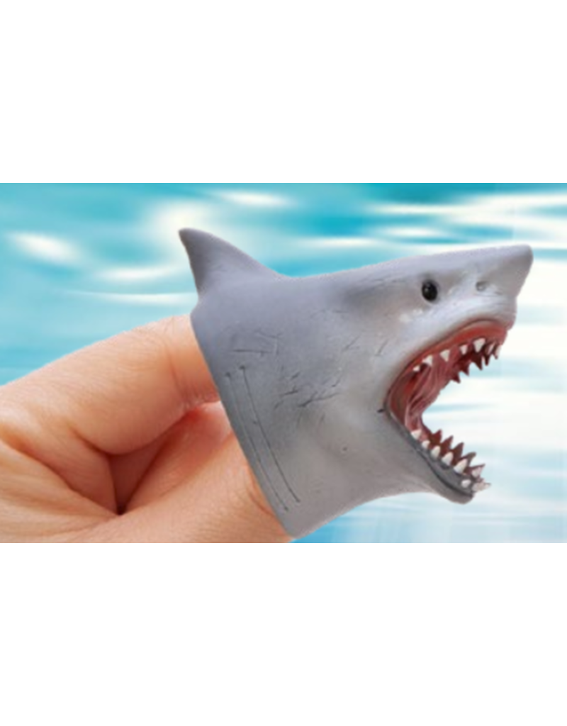 Schylling Toys Novelty Shark Baby Finger Puppet