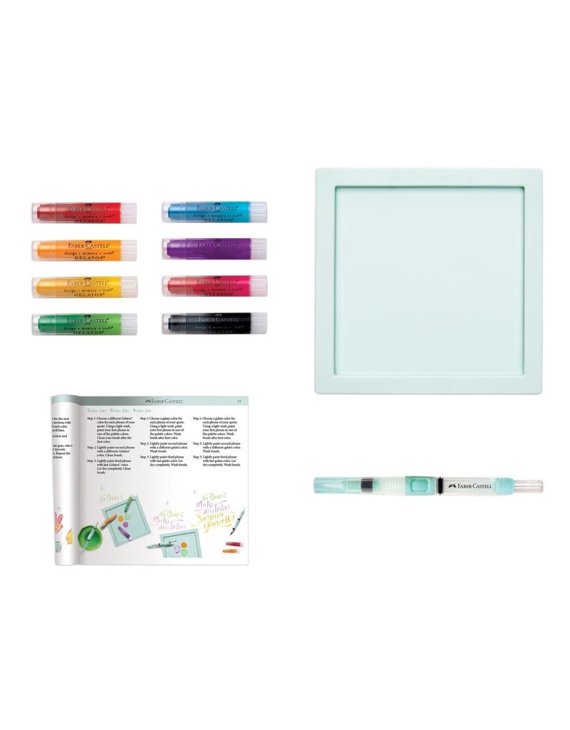 Faber-Castell Craft Kit Intro to Watercolor with Gelatos