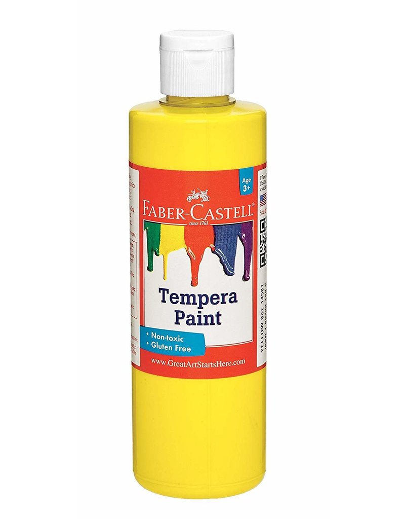Faber-Castell Art Supplies Faber-Castell Tempera Paint (8 oz) - Yellow