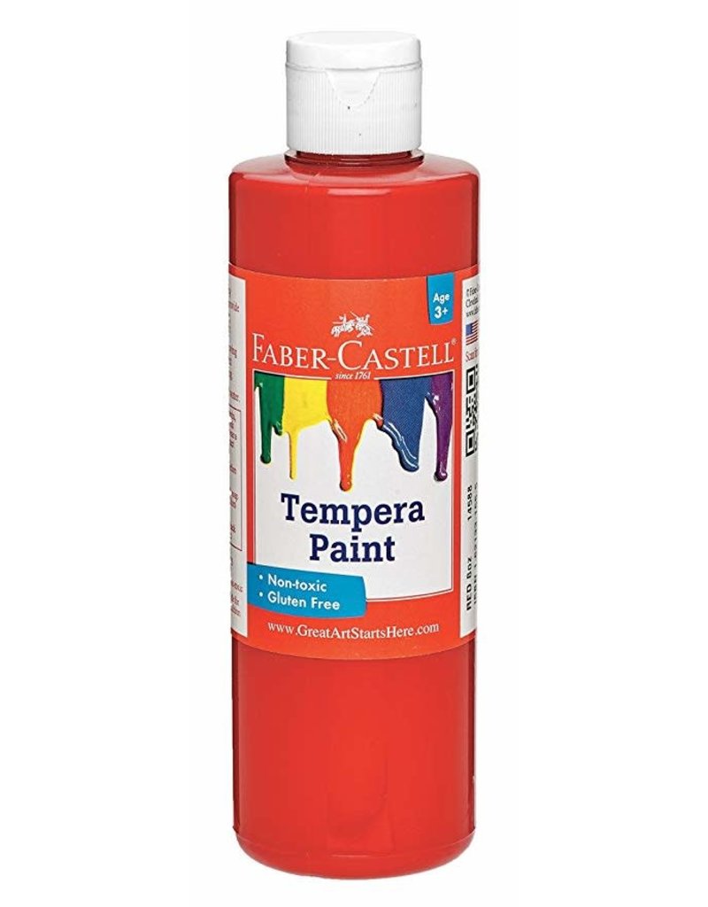 Faber-Castell Art Supplies Faber-Castell Tempera Paint (8 oz) - Red