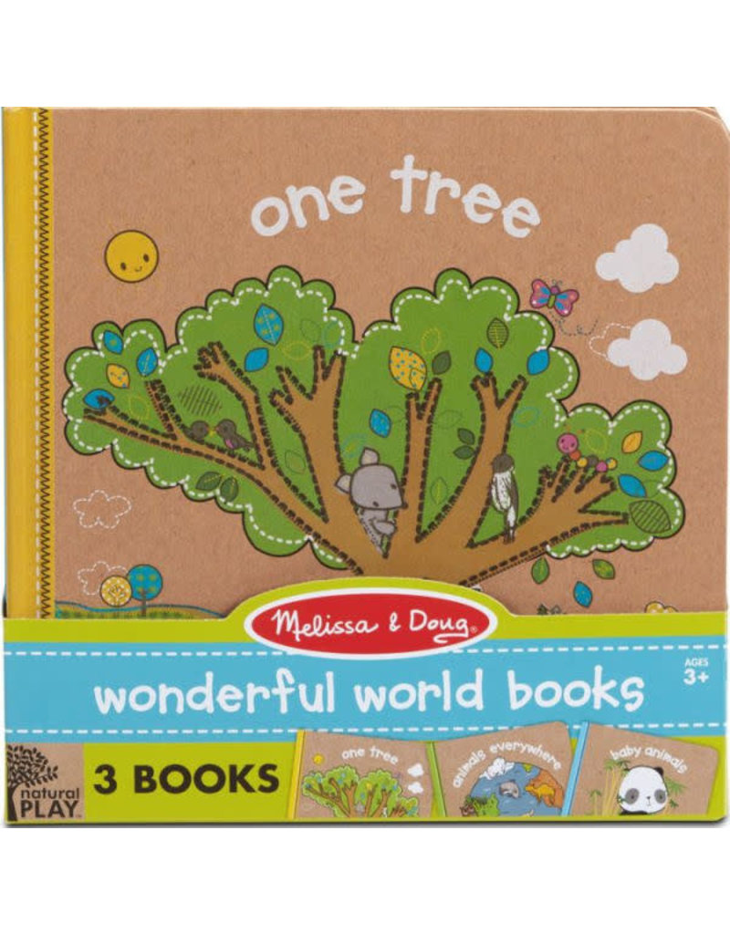 Melissa & Doug Book Bundle One Tree, Animals Everywhere, Baby Animals