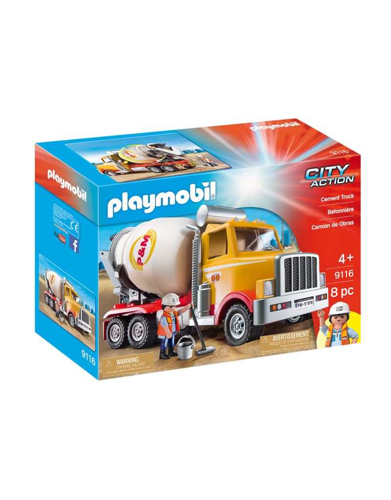 playmobil cement truck