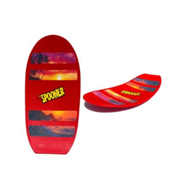 Spooner Boards Spooner - Freestyle Board - Red  (For Riders Up to 4' Tall)
