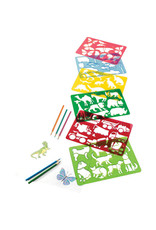 Schylling Toys Art Supplies Box Stencils (Assorted; Sold Individually)