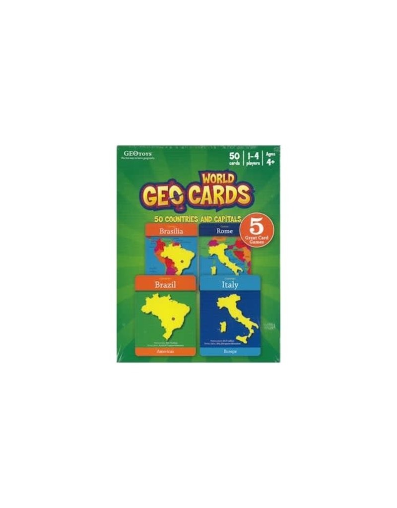 Geo Toys Card Game GeoCards World