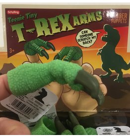 Schylling Toys Novelty Teenie Tiny T-Rex Arms Finger Puppet