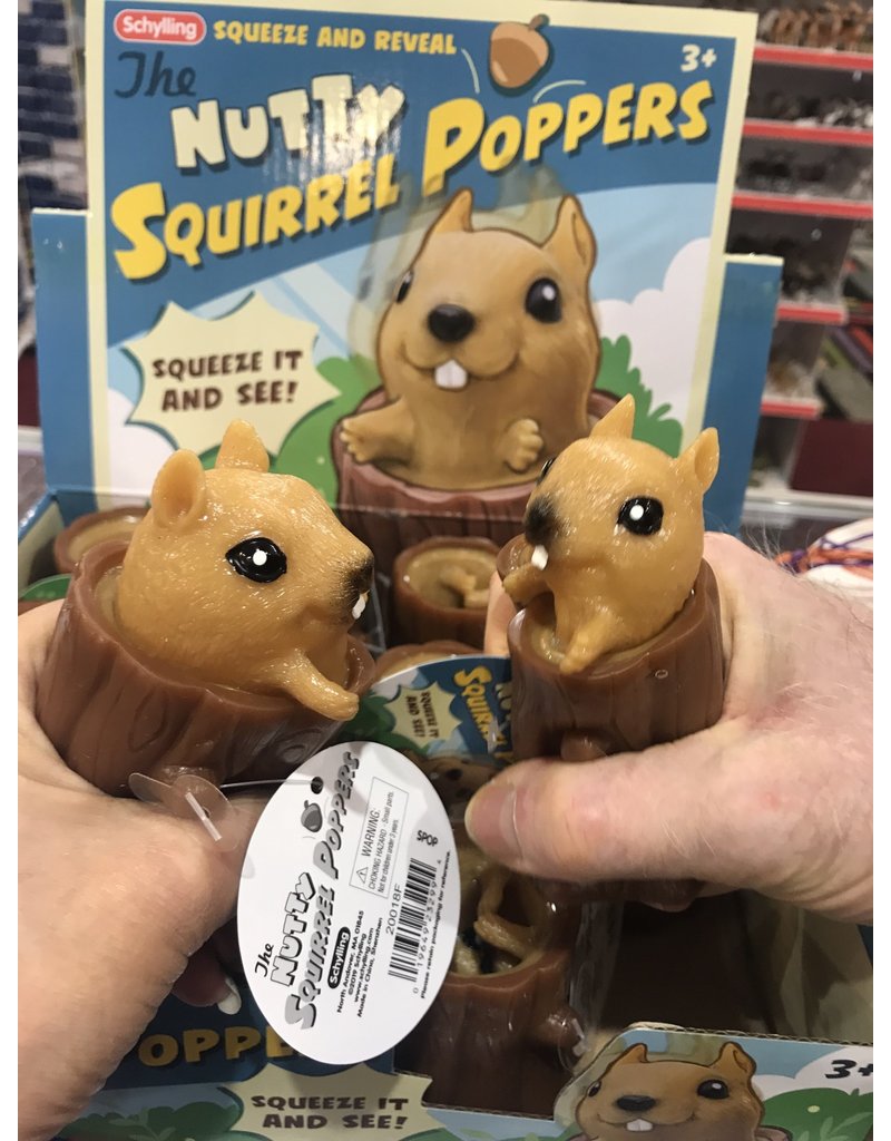 Schylling Toys Novelty Nutty Squirrel Popper